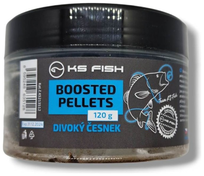 Chytajući Peleti KS-fish Boosted Pellets 120g