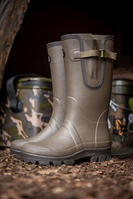 Čizme Fox Camo Neoprene Lined Camo/Khaki Wellies