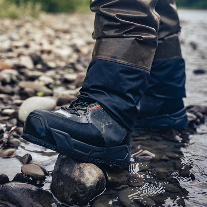 Čizme za brođenje Grundéns Bedrock Wading Boot - Felt - Anchor