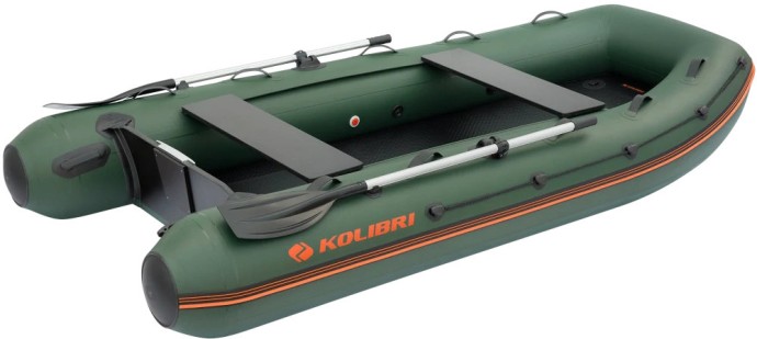Čln Kolibri KM-330 XL Air- deck Podlaha Zelený