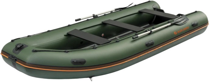 Čln Kolibri KM-450 DSL Pevná Hliníková Podlaha Zelený