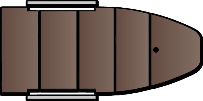Člun Kolibri KM-330 DSL Pevná Dřevěná Podlaha Zelený