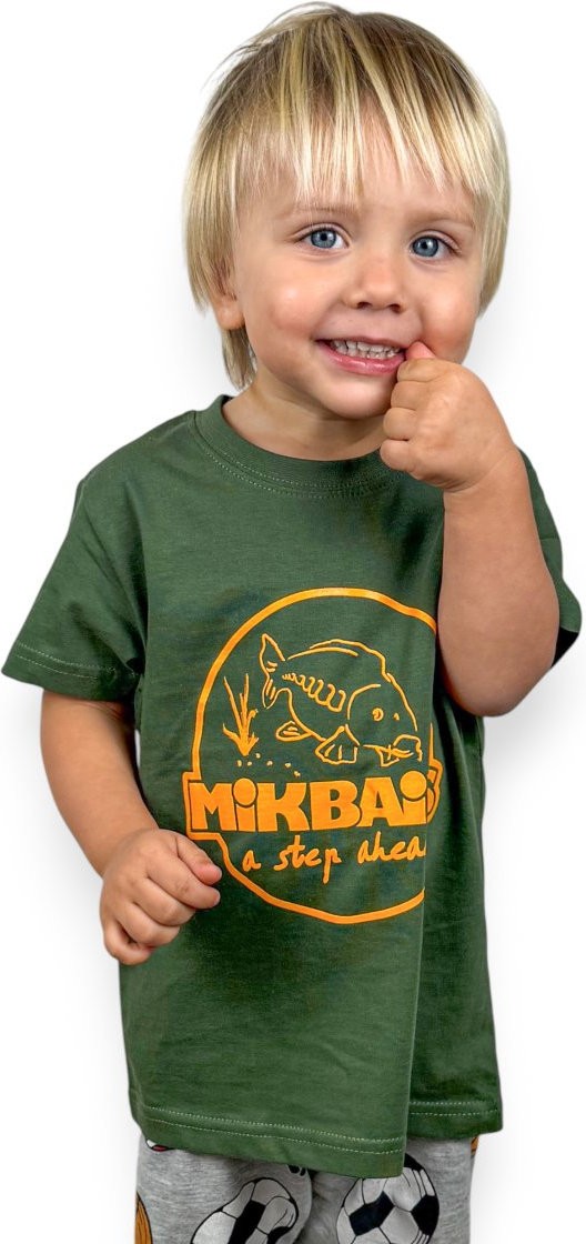 Detské Tričko Mikbaits Zelené