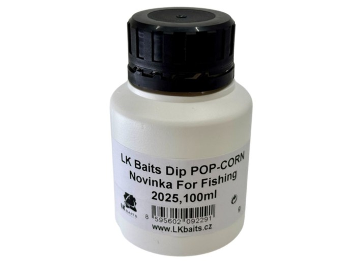 Dip LK Baits Popcorn 100ml Novost For Fishing 2025