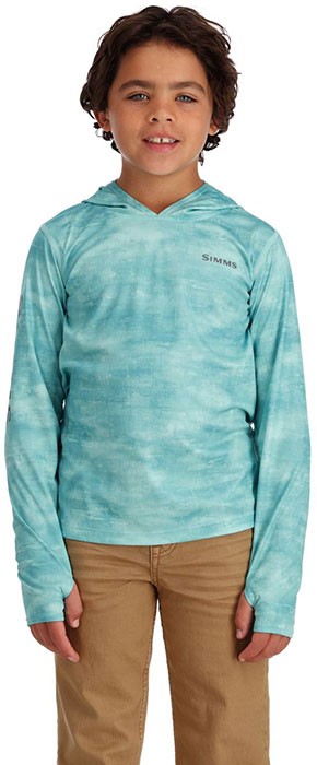Dječja Hoodica Simms Kid's Solar Tech Hoody Sea Breeze Daze