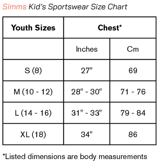 Dječja Hoodica Simms Kid's Solar Tech Hoody Sea Breeze Daze