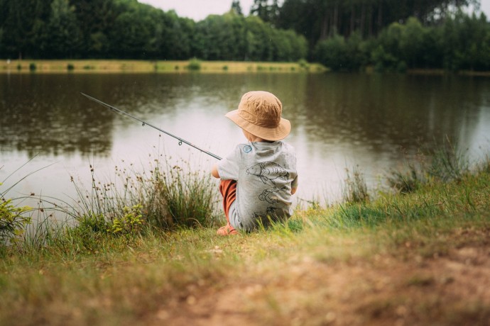 Dječja Majica Giants Fishing Sivi Šarančić