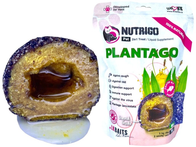 Doplněk stravy pro psy LK Baits Pet Nutrigo Dog Supplement Plantago Sirup