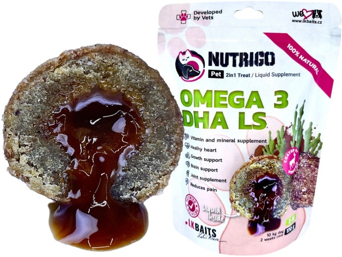 Doplnok stravy pre psov LK Baits Pet Nutrigo Omega-3 Algae DHA LS
