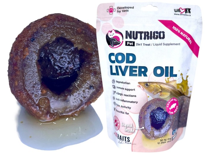Dopuna prehrani za pse LK Baits Pet Nutrigo Suplement za pse ulje jetre bakalara