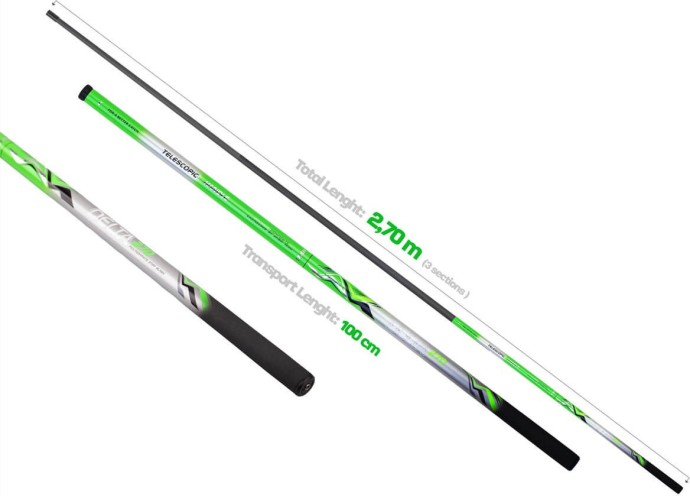 Drška za podmetač Zfish Delta Tele Handle 2,70m