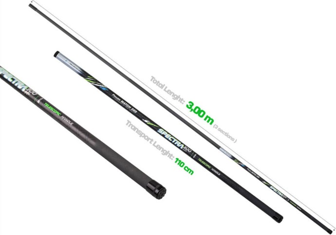 Drška za podmetač Zfish Spectra Tele Handle 3,00m