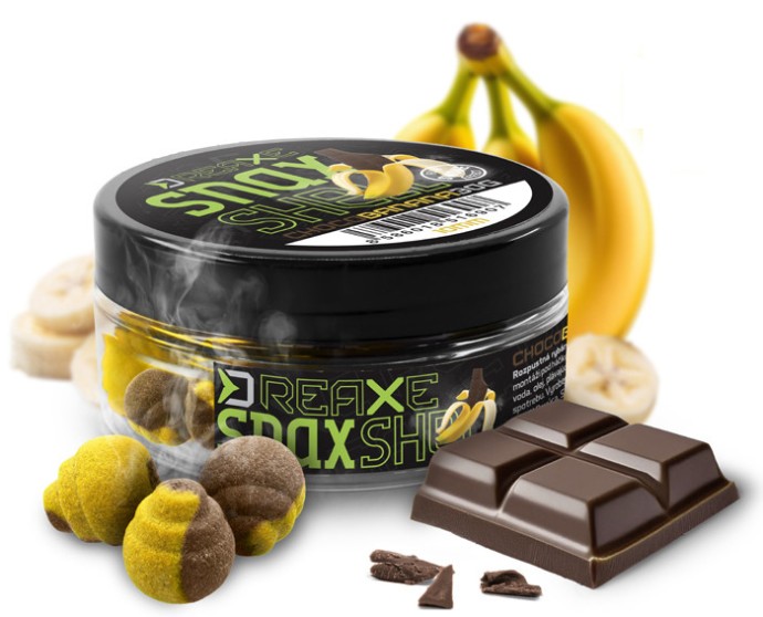 Dumbells Delphin D SNAX SHELL Čokolada-Banana