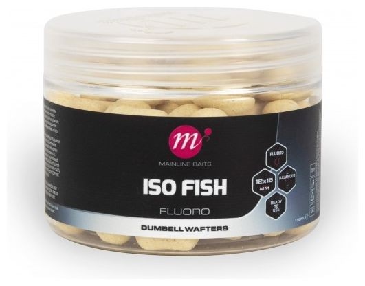 Dumbells Wafters Mainline ISO Fish Fluoro 12 x 15mm