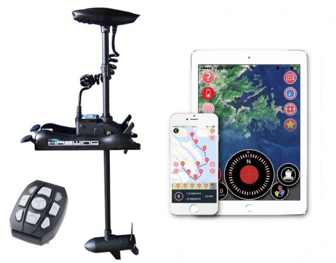 Elektromotor Haswing 55 Lb na daljinsko upravljanje s GPS-om