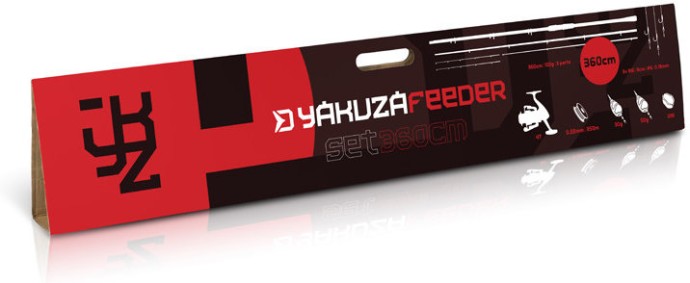 Feeder Set Delphin Yakuza Feeder 3,60m 100gr