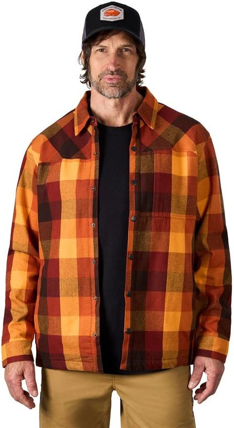 Flanelna košulja Grundéns Bankside Lined Shacket Lobster Plaid