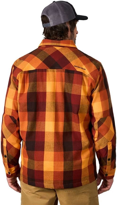 Flanelna košulja Grundéns Bankside Lined Shacket Lobster Plaid