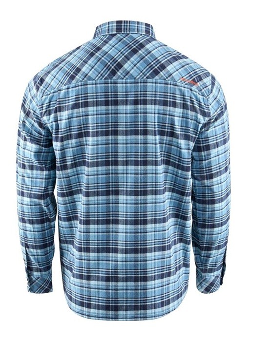 Flanelna košulja Grundéns Dungeness Seawool Flannel Shirt Captain's Blue