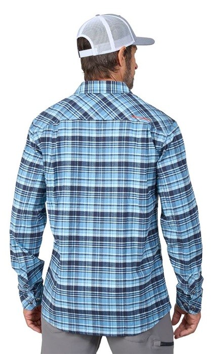 Flanelna košulja Grundéns Dungeness Seawool Flannel Shirt Captain's Blue