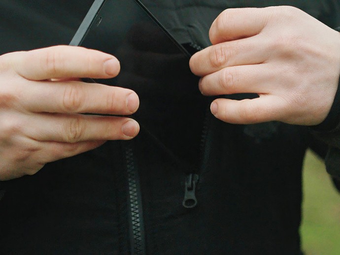 Flisna Jakna Delphin na Zip TWIN