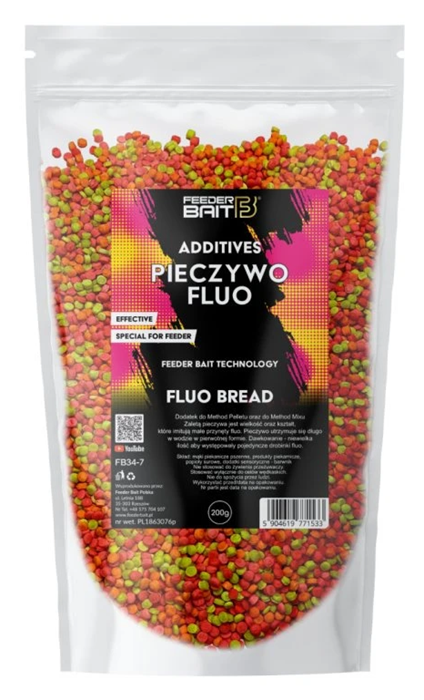 Fluo Chléb Feeder Bait 200gr