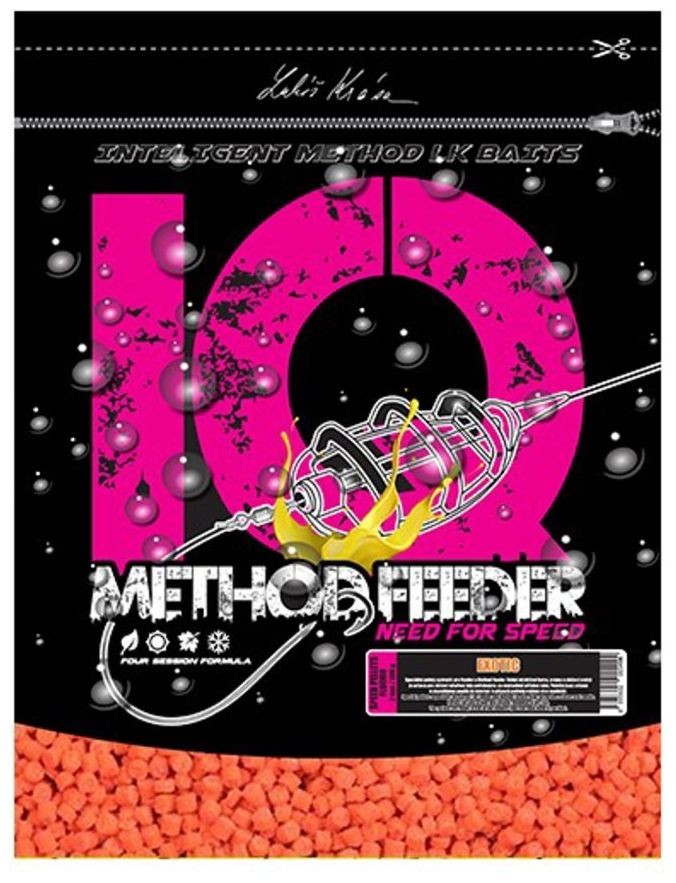 Fluoro Mekcene Pelety LK Baits IQ Method Feeder Speed Pellets 2mm 600g Exotic