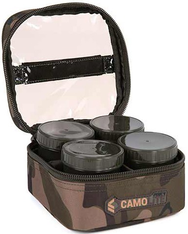 Futrola s posudama Fox Camolite 6 Pot Hookbait Case