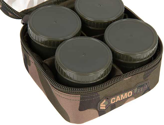 Futrola s posudama Fox Camolite 6 Pot Hookbait Case