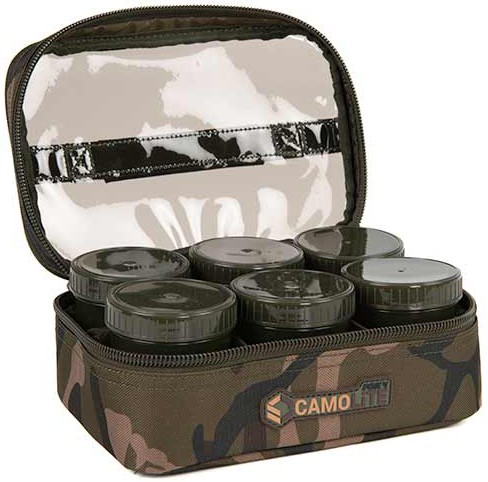 Futrola s posudama Fox Camolite 8 Pot Hookbait Case