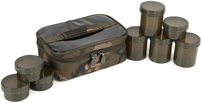 Futrola s posudama Fox Camolite 8 Pot Hookbait Case
