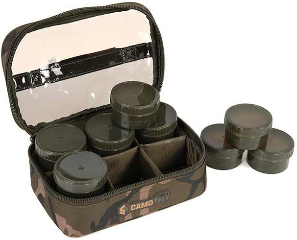 Futrola s posudama Fox Camolite 8 Pot Hookbait Case