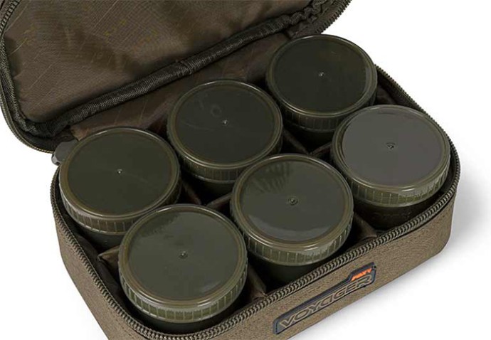 Futrola s posudama Fox Voyager 8 Pot Hookbait Case