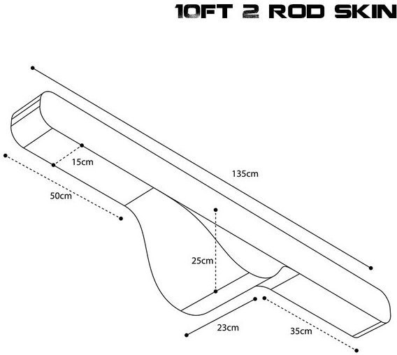 Futrola za štapove Nash Scope OPS Soft Protect 2 Rod Skin