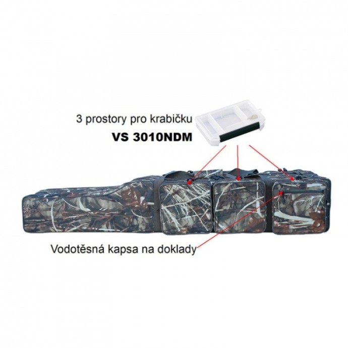Futrola za štapove Suretti trokomorna Camo
