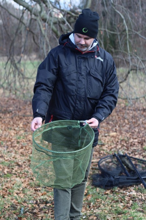 Glava podmetača Giants Fishing Net Head Rubber 55x45cm