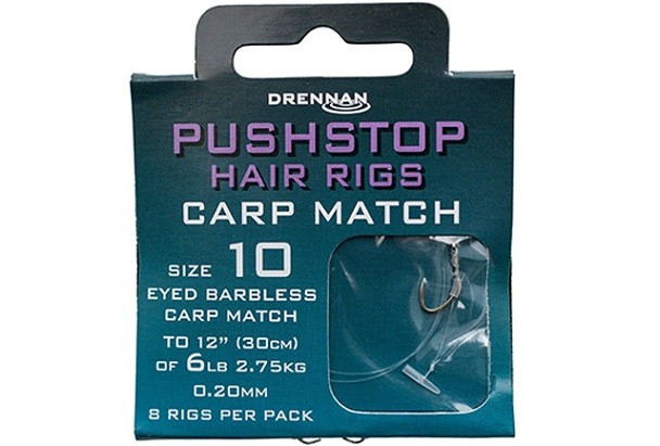 Gotovi Predvez Drennan Pushstop H'Rig Carp Match Barbless