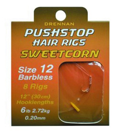 Gotovi Predvez Drennan Sweetcorn Pushstop Hair Rigs