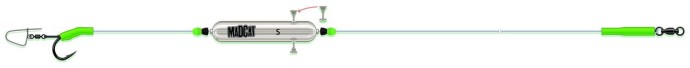 Gotovi Predvez MADCAT Adjusta Profi River Rig Nose Clip Single 250cm 165lb Udica 6/0