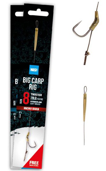 Gotovi Predvez Nash Big Carp Rig 2024 Barbed