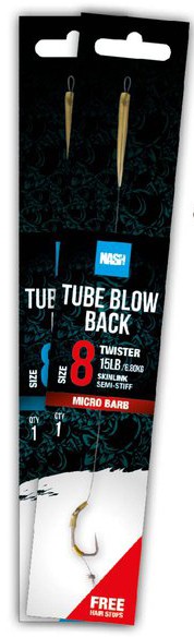 Gotovi Predvez Nash Tube Blow Back Rig Barbed 2024