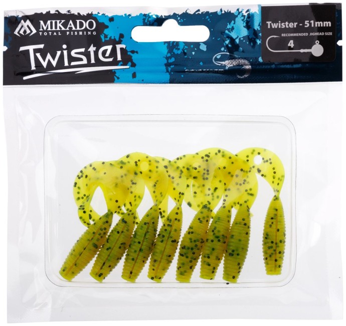 Gumena Mamac Twister Mikado Chartreuse Pepper