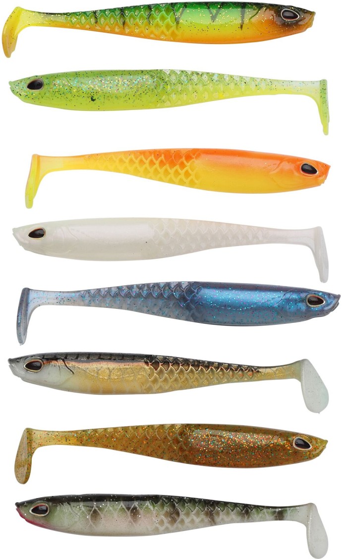 Gumeni Mamac Berkley Cullshad Slim Mixpack Dark Water