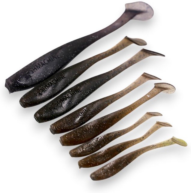 Gumeni Mamac Fishmachine Longtail crna