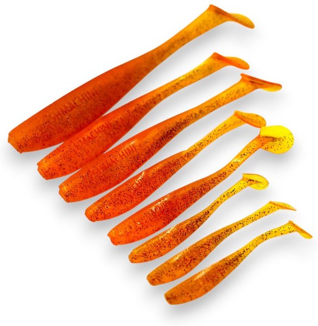 Gumeni Mamac Fishmachine Longtail narančasta