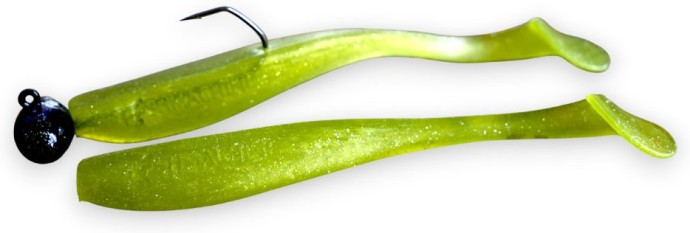 Gumeni Mamac Fishmachine Longtail Zelena