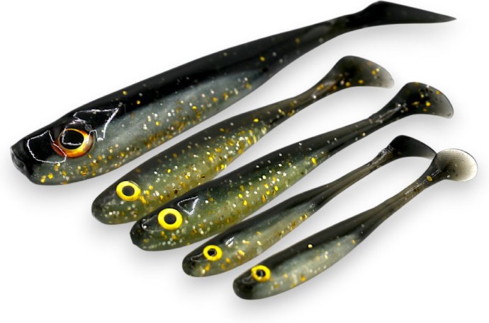 Gumeni Mamac Fishmachine Natural-Pulse crna
