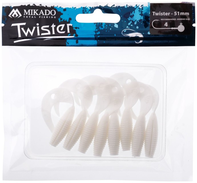 Gumeni Mamac Mikado Twister Bijela