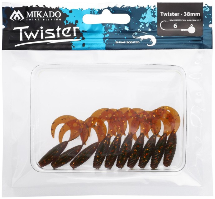 Gumeni Mamac Mikado Twister Motoroil Gold