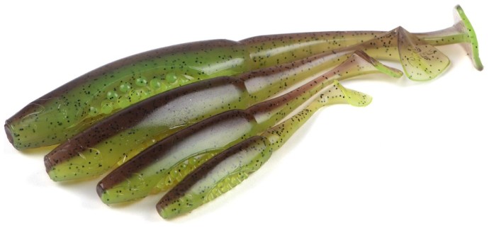 Gumeni Mamac Rage Scent Shad Green Pumpkin